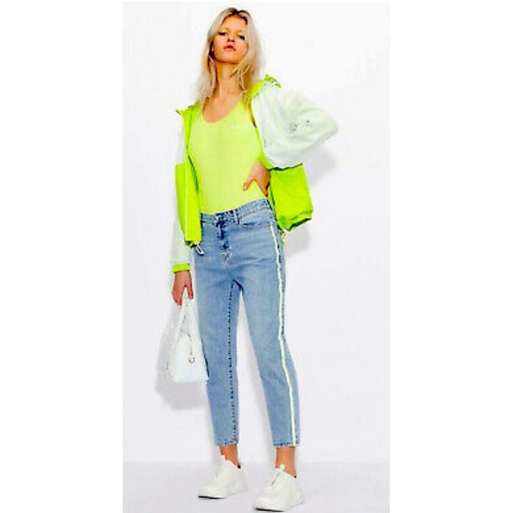 Vintage‎ Armani Exchange J16 boyfriend Cropped Jeans High Quality Denim Size 28